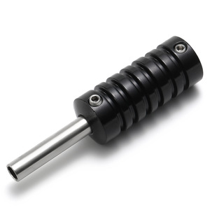 Poignée de tatouage en aluminium de 22 mm, concave et convexe, antidérapante, pour cartouche, pour les fournitures des artistes, utilisation professionnelle en studio PMU - Product Image 4