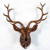 Custom Deer Head Resin Crafts, Vintage Style Model