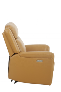 Modernes Design SX-81312 Elektrischer Relaxsessel mit USB-Anschluss Ein Sitz mit Hochwertigem Rindsleder+PVC und Ausziehfunktion Metallrahmen - Product Image 4