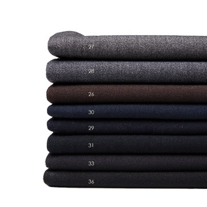 Vente chaude en gros, tissu léger en polyester et viscose tissé brossé TR, séchage rapide, anti-boulochage, résistant au rétrécissement, pour costume - Product Image 2