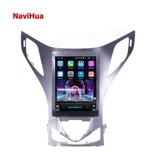 เครื่องเล่นดีวีดีติดรถยนต์ระบบสัมผัสหน้าจอ Navihua ระบบแอนดรอยด์ 10 พร้อม DSP รองรับ Auto Carplay วิทยุ สเตอริโอ มัลติมีเดีย วิดีโอ สำหรับรถยนต์ฮุนได อาเซรา ปี 2012 - Product Image 4