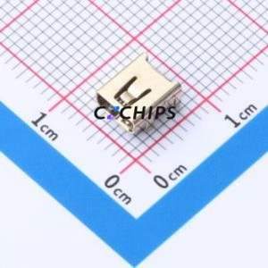 MINI8P 4J USB <b>Connector</b> SMD <b>Connector</b> ( <b>Connector</b> Type: <b>Mini</b>-B )( Protocol Standard: USB 2.0 )( Gender: Female ) - Product Image 1