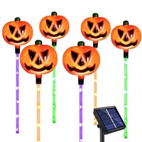 Nouvelle lampe de jardin multifonctionnelle à énergie solaire en forme de citrouille d'Halloween, éclairage décoratif extérieur, indice de protection IP65, tension d'entrée 36V