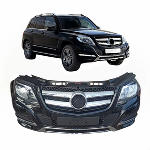 Utilizado para mercedes-benz GLK <span class=keywords><strong>W204</strong></span> Auto Car Bodykit Nariz Corte Parachoques delantero Labio con faros Reemplazo de parachoques - Product Image 6