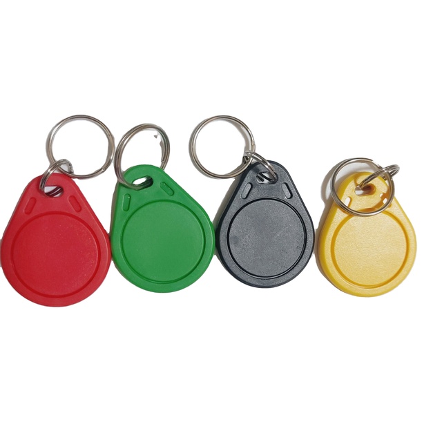 125KHz LF EM4305 T5577 / 13.56MHz HF F08 Chip RFID Tag Rewritable ABS Smart Nfc Keyfob