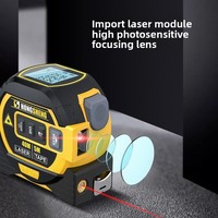Télémètre laser haute précision 3-en-1 Hongsheng Jiangxin CJ-JC 5m pour la décoration intérieure et la mesure de maison
