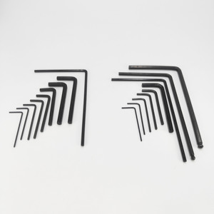 Kit de plaques de réglage hexagonales longues en forme de L pour guitare, 9 pièces, styles à bille et sans bille, accessoires et outils de <span class=keywords><strong>quincaillerie</strong></span> pour guitare - Product Image 1