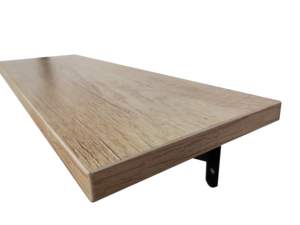 Kệ Gỗ Cầu Phẳng Bằng Kim Loại Nặng Gắn Tường Kệ Nổi Kệ Gỗ Nổi Treo Tường - Product Image 4