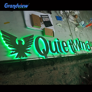 Letrero LED Personalizado para Salón de Belleza o Barbería, Letras con Logotipo Retroiluminadas para Empresas de Publicidad, Uso Interior/Exterior, Acero Inoxidable, Alto Brillo - Product Image 4