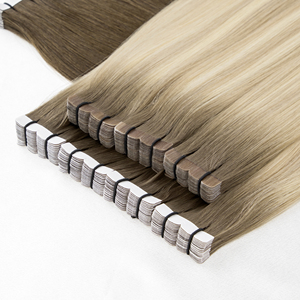 Extensiones de Cabello Humano con Cinta Adhesiva Invisible Larga, Mini Rubias, Inyectadas, para Venta al por Mayor - Product Image 1