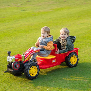 <span class=keywords><strong>Trattore</strong></span> Elettrico 12V per Bambini con Rimorchio, Telecomando 2.4G, Luci LED e Musica, Veicolo <span class=keywords><strong>Giocattolo</strong></span> - Product Image 4