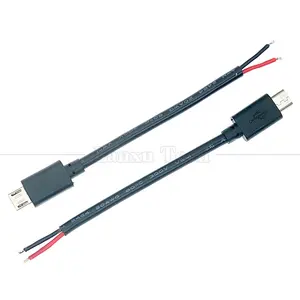 Customization Micro B Male Female to Bare Wires Open End Cable for Raspberry Pi Tablet