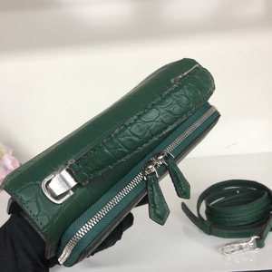 100% crocodile leather crossbody crocodile leather box bag top handle work bag date night shoulder bag - Product Image 5