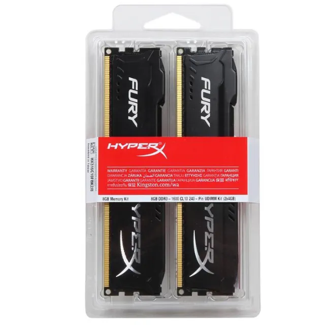 For HyperX Fury Memoria DDR3 RAM 8GB 2x4GB 16GB 2x8GB Kit 1866MHz 1600MHz 1333MHz DIMM Memory 240Pins 1.5V PC3-14900 12800 10600