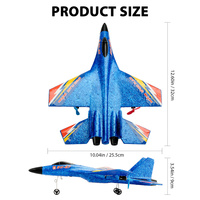 Avion RC 2.4G, planeur radiocommandé, planeur de combat télécommandé avec lumière LED, avion en mousse, jouets pour garçons, modèle d'avion RC HW33