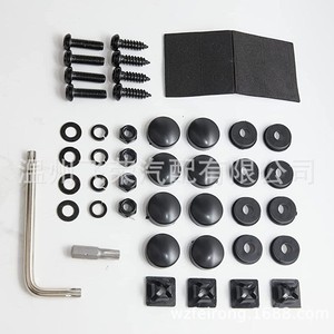 304 Stainless Steel License Plate <b>Frame</b> Screws And <b>Clips</b> 177mm For Us Standard Plate General Use - Product Image 2
