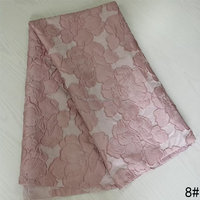 Tissu brocart jacquard de haute qualité, motif de fleurs lilas 3D, tendance 2024, pour vêtements
