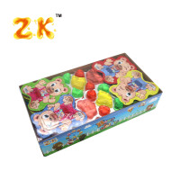 OEM 80g Mignon Gobelet de Gelée Ours Dessin Animé Boisson Fruitée Multicolore pour Tous les Âges
