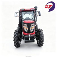Traktor Pertanian Diesel 70HP 4WD Traksi Tinggi Konsumsi Bahan Bakar Rendah untuk Budidaya & Transportasi Pertanian Skala Besar