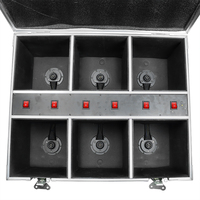 Bühnenlicht LED Par 9*10W Wiederaufladbare Uplights Kabellose DMX-Batterie RGBWA+UV 6in1 9x10W LED-Akku für Partys
