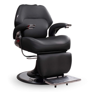 Sillón de Barbería Hidráulico de Lujo, Resistente y de Alta Calidad, con Rotación de 360 Grados, Asiento Ajustable en Altura, Tapizado en Cuero Sintético para Spa Moderno - Product Image 1