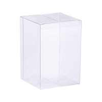 12 boîtes transparentes de 4 x 4 x 8 pouces, boîte à bonbons, boîtes à dragées transparentes, boîte cadeau pour mariage, fête et baby shower