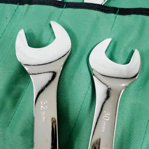 Multiple Specifications Chrome Vanadium Steel <strong>Combination</strong> <strong>Wrench</strong> <strong>Set</strong> Double Open End Spanner <strong>Set</strong> - Product Image 4