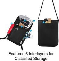 Estuche de Viaje Personalizado, Cartera de Cuello, Organizador de Pasaportes Familiares, Estuche con Bloqueo RFID para Pasaportes