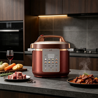 Cuisinière à pression électrique multifonction 5L/6L, cuiseur à riz automatique, appareil de cuisine pour usage domestique
