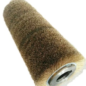 ลูกกลิ้งแปรงลวดซิลิคอนคาร์ไบด์พร้อมแปรงขัดและขัดเงาพื้นไม้-พลาสติกสำหรับเครื่องจักรงานไม้อัตโนมัติ - Product Image 3