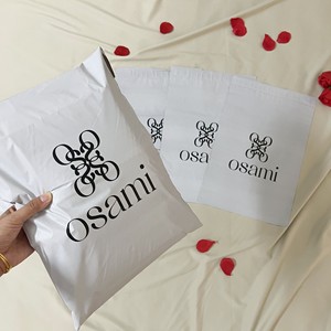 Custom White Postage Courier Polymailer Shipping Envelope Packaging Poly Mailer Mailing Bags for Clothing - Product Image 3