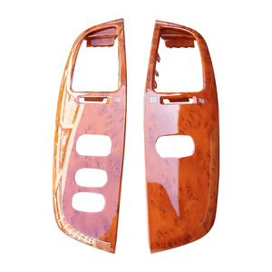 Panneau de ventilation en grain de bois pour Toyota Land Cruiser 100 LC100 FJ100 98-07, finition polie, matériau ABS - Product Image 1
