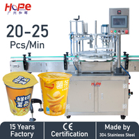 Offre Spéciale automatique en plastique Film yaourt tasse Machine à sceller puces Machine à emballer chaleur scelleuse Machine