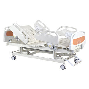 Venta caliente BOXIN Tres funciones Médico Paciente Cama de hospital Manual Tres manivela Barandillas de aleación de aluminio 250kg - Product Image 1