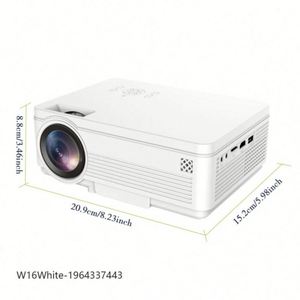 Proyector Portátil HD 1280*720P LED 240 ANSI Bluetooth Wifi de Tiro Corto, Reproductor Multimedia, Proyector Inteligente para Viajes - Product Image 6