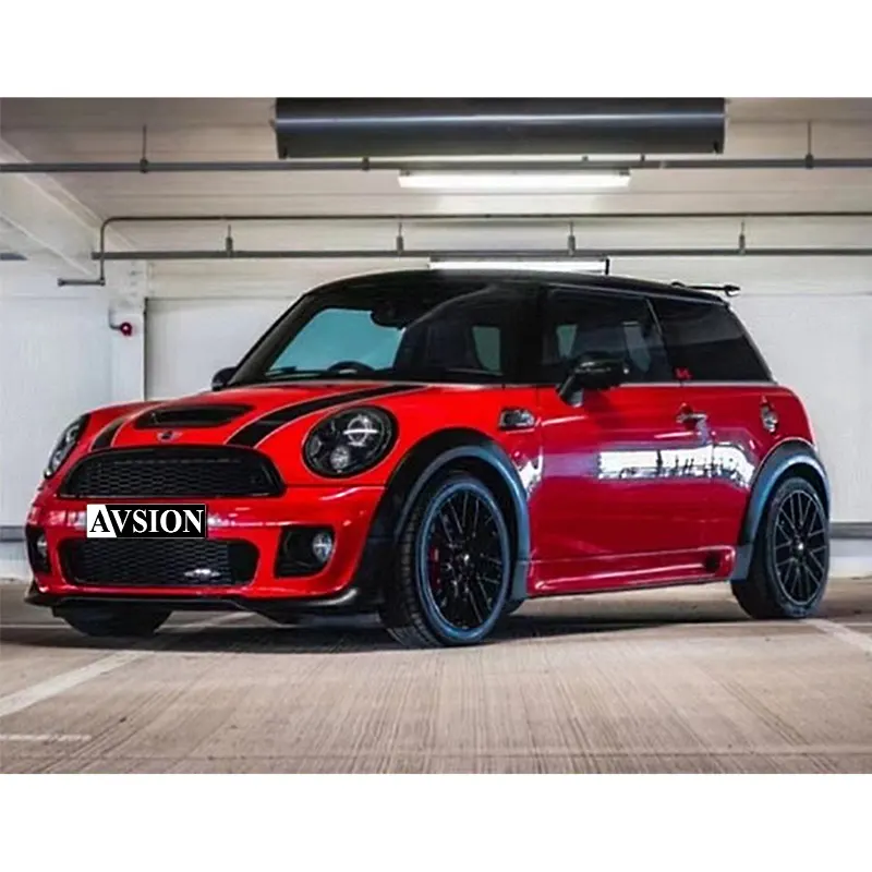 New facelift body kit perfect fitment for MINI Cooper R56 change to JCW model car bumpers with High Performance and low Price