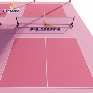 Shock Absorbing Non-slip Pickleball Court Surface Elastic <b>Interlocking</b> PP <b>Floor</b> <b>Tiles</b> for Joint Protection and Safety - Product Image 5