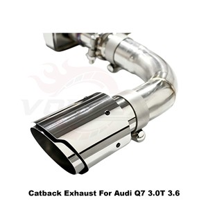 Vortex Sport Sound Electronic Valve Stainless Steel <b>Exhaust</b> Fits Audi Q7 3.0T 3.6 2005-2015 Racing Upgrade - Product Image 5
