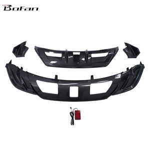 Prix usine bon diffuseur arrière de pare-chocs de voiture de Style de Fiber de carbone et kit de carrosserie de becquet arrière avec la lumière pour <span class=keywords><strong>Tesla</strong></span> modèle <span class=keywords><strong>3</strong></span> - Product Image 3