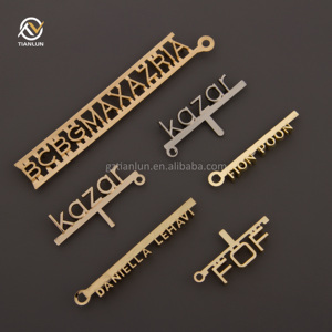 Bán buôn Quảng Đông phần cứng cho túi trang trí thiết kế tùy chỉnh nhãn kim loại cho túi xách - Product Image 6