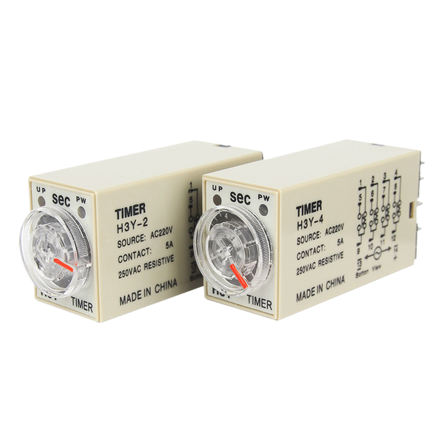 H3Y-4 St6p Small Time Relay AC220V DC24V Delay Made in China