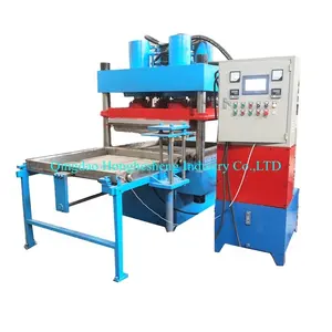 Waste tire recycling vulcanized rubber tile press machine