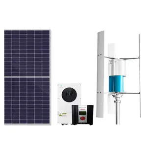 3 5Kw Ull Package Solar Energy Storage Generating Powered Light Wind Turbine Portable Solar Power Station