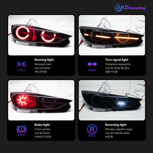 Conjunto de Luces Traseras para Angkesaila Hatchback 14-19, Material ABS, LED Modificado con Efecto de Agua para Mayor Visibilidad - Product Image 3
