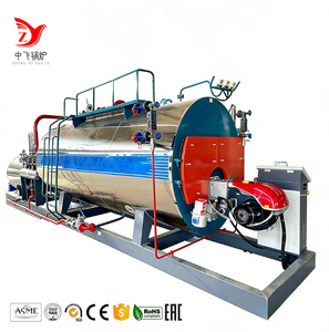 Chaudière à vapeur au gaz et au mazout Zhongfei WNS avec dispositifs de sécurité complets pour un fonctionnement autonome - Product Image 1