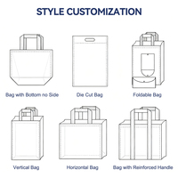Sac de rangement en PP tissé épais grande capacité, sac de déménagement, sac de courses en plastique imperméable, logo personnalisé imprimé