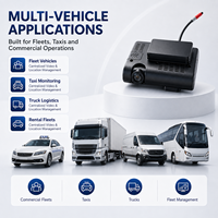 Caméra embarquée double objectif 4G GSM AI 1080P avec GPS, étanche, vidéo en direct, système de gestion de flotte pour taxis et camions – Usine OEM ODM