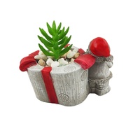 Pots de fleurs miniatures en ciment pour la décoration de Noël, design tendance, pour la maison et le jardin