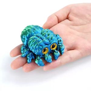 Jouet Araignée Imprimé en 3D Vashine, Mignonne Figurine d'Araignée Sauteuse Flexible, Jouet Anti-Stress, Figurine d'Araignée en PLA, Décoration de Bureau, Cadeau - Product Image 5