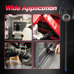 Jeu de 6 embouts de tournevis cruciformes PH2 SQ <span class=keywords><strong>T20</strong></span> T25 extra-longs de 300 mm (12 pouces), résistants aux chocs, avec manche en acier, pointes magnétiques et code couleur - Product Image 4